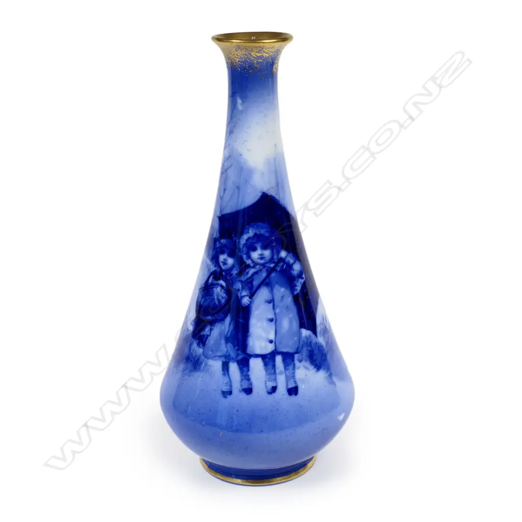 A Royal Doulton Blue Children specimen vase, Image 1++