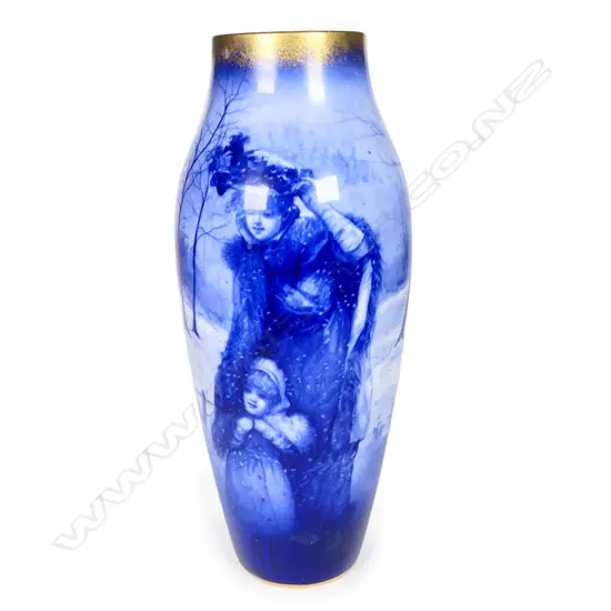 A Royal Doulton large Blue Children vase,