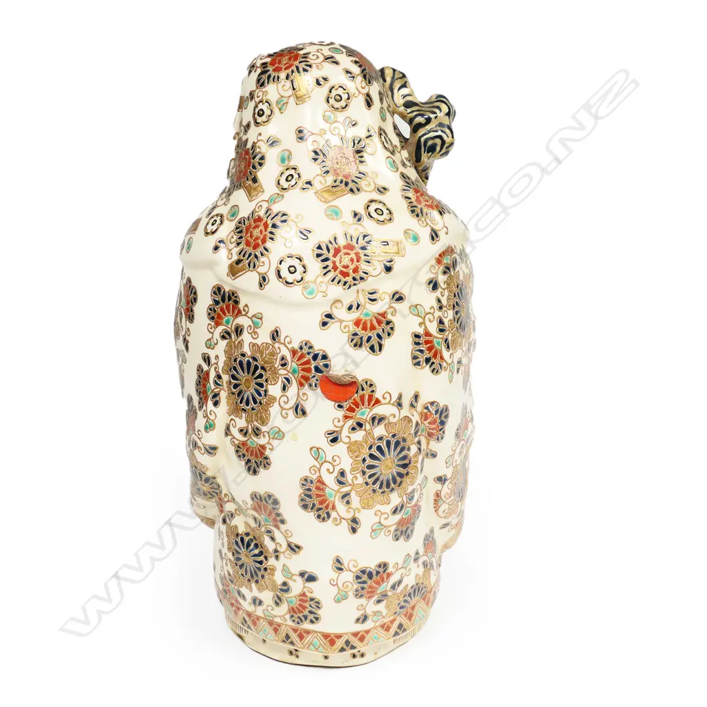 A Satsuma earthenware statue of Jurojin, Image 1++