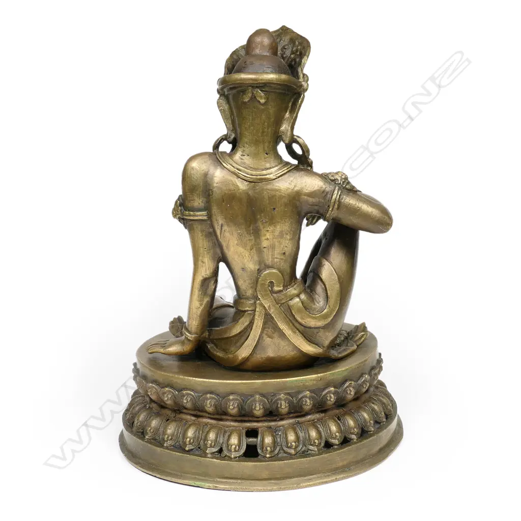 A decorative Nepalese bronze bodhisattva statue, Image 1++