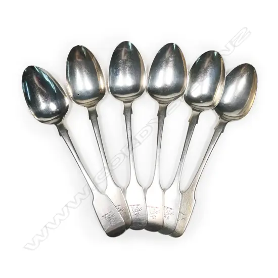 Six Victorian Irish silver teaspoons,