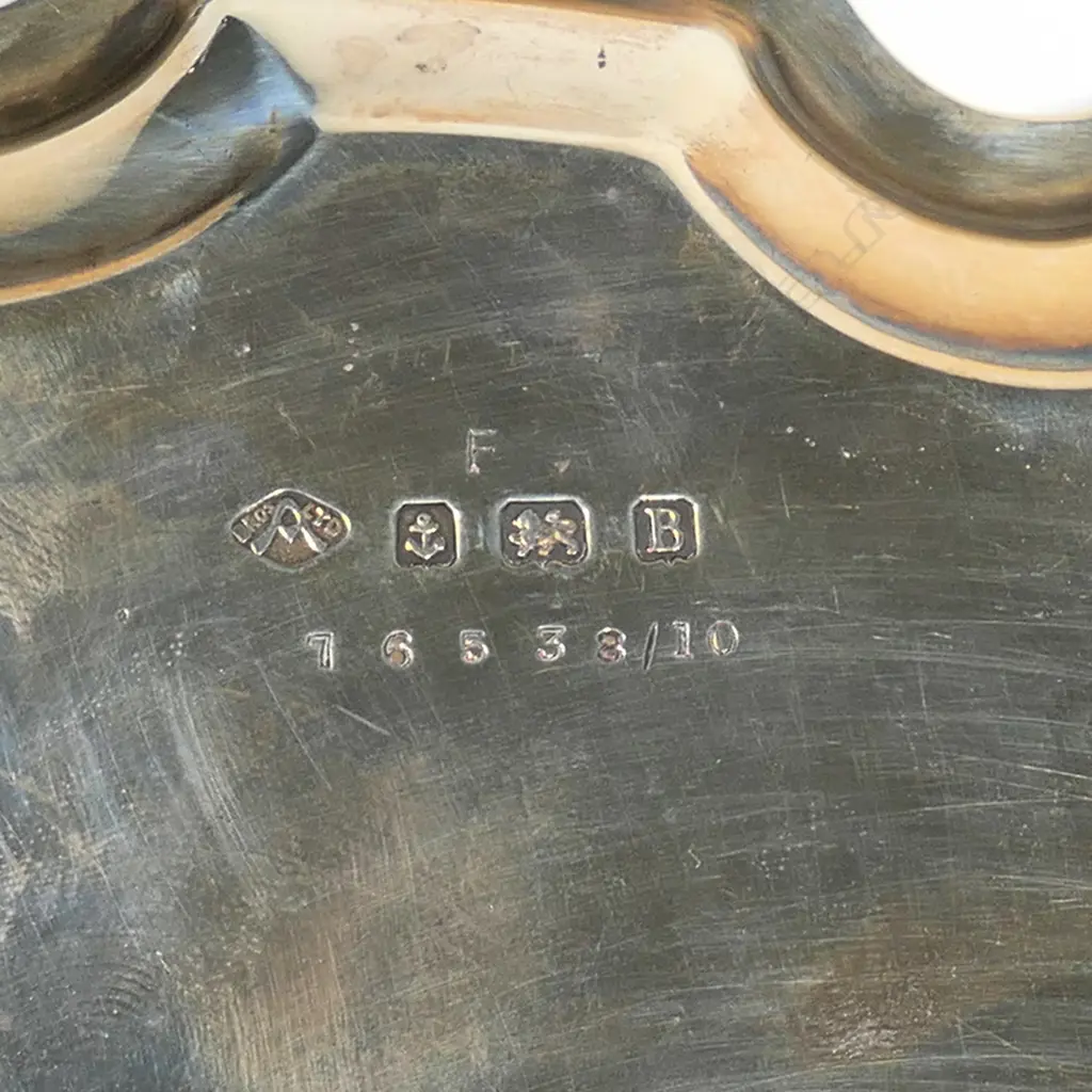 A George V silver salver, Birmingham 1926 by Adie Brothers Ltd., Image 1++