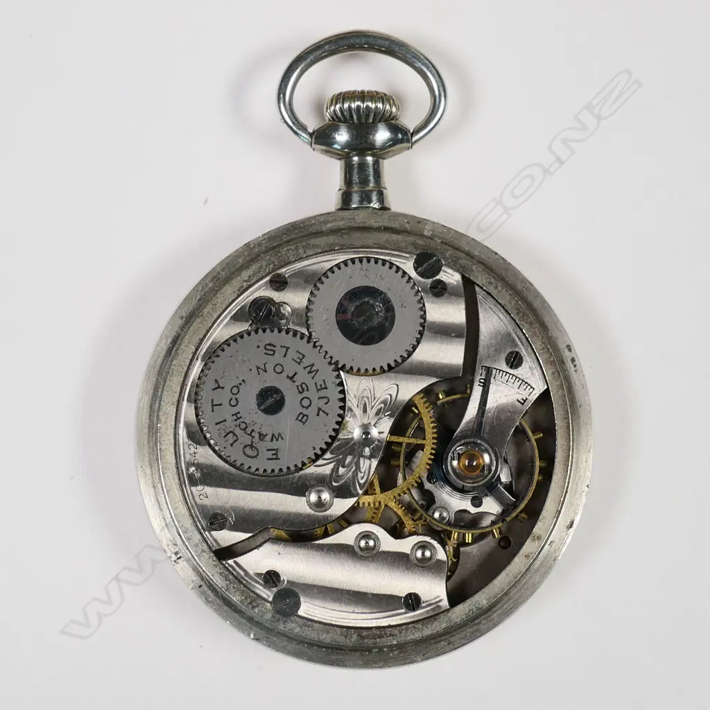 An early 20thC risqué pocket watch, by Equity Watch Co, Boston, USA, Image 1++