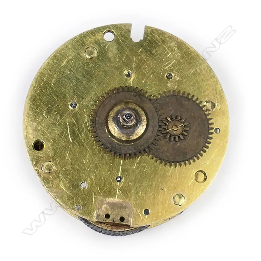 A verge movement by Quare & Horseman, London, c.1725, no dial. Runs. Image 1++