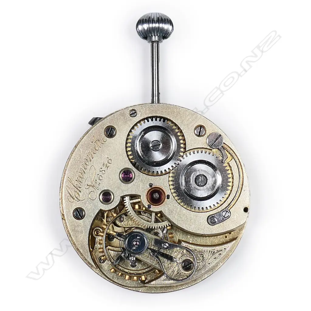 Swiss pivoted detent chronometer movement, Image 1++