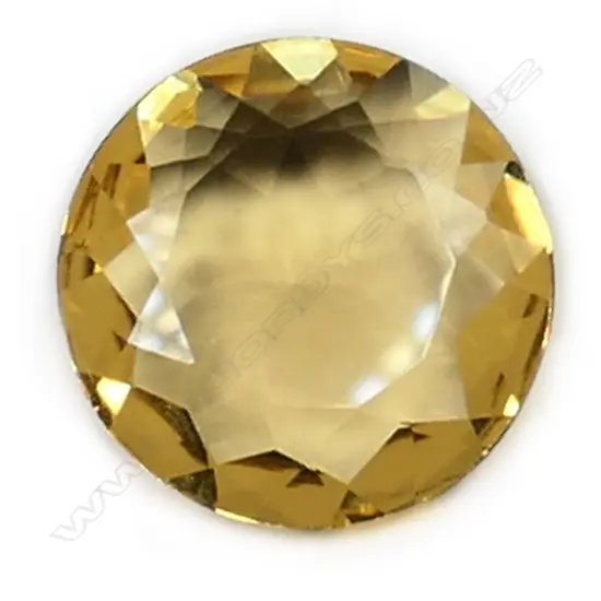 A 15.25ct citrine unset gemstone,
