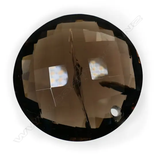 A39.78ct smoky quartz unset gemstone,