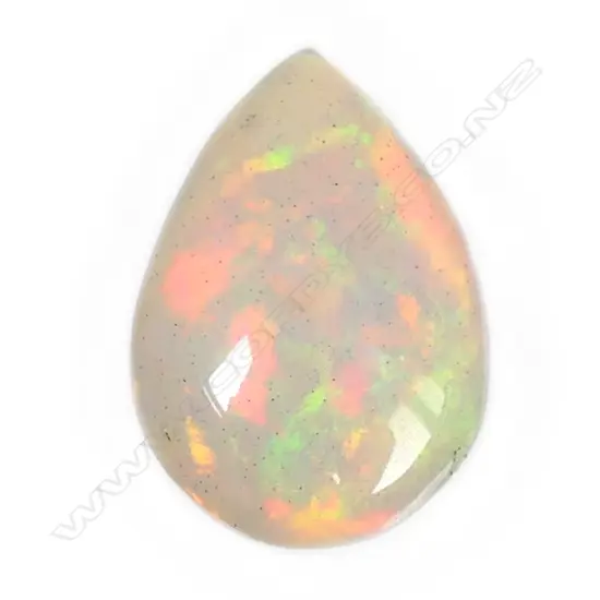 An unset opal gemstone,