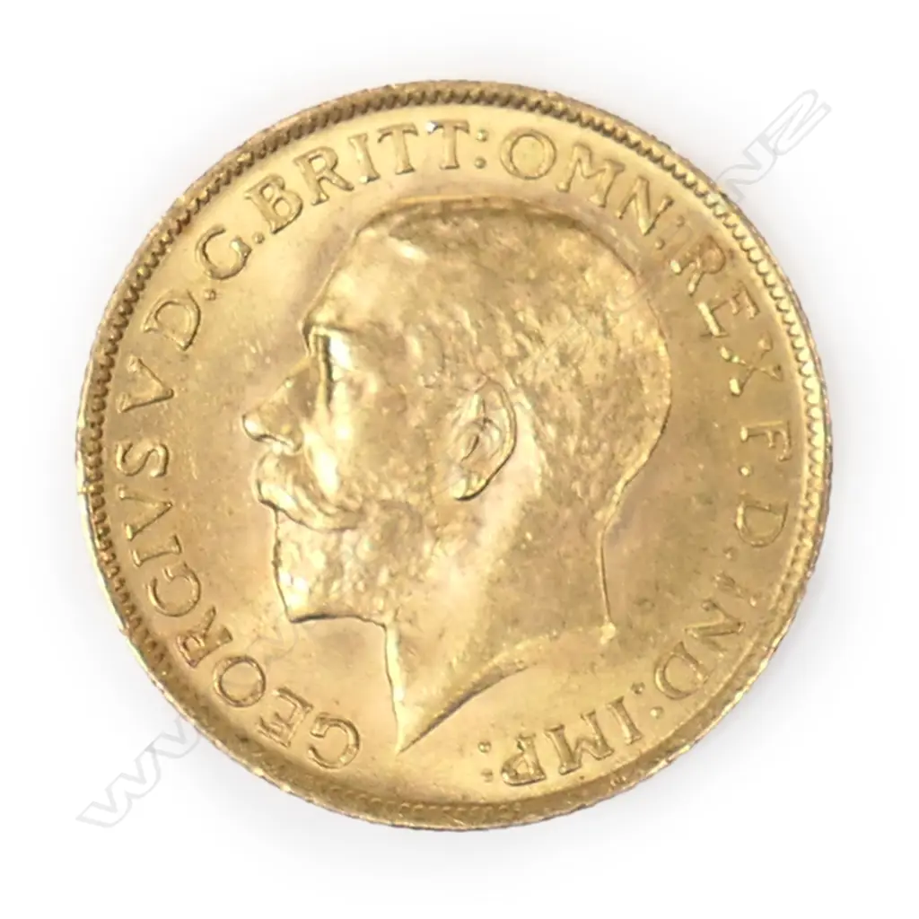 A 1915 gold full sovereign, Image 1++
