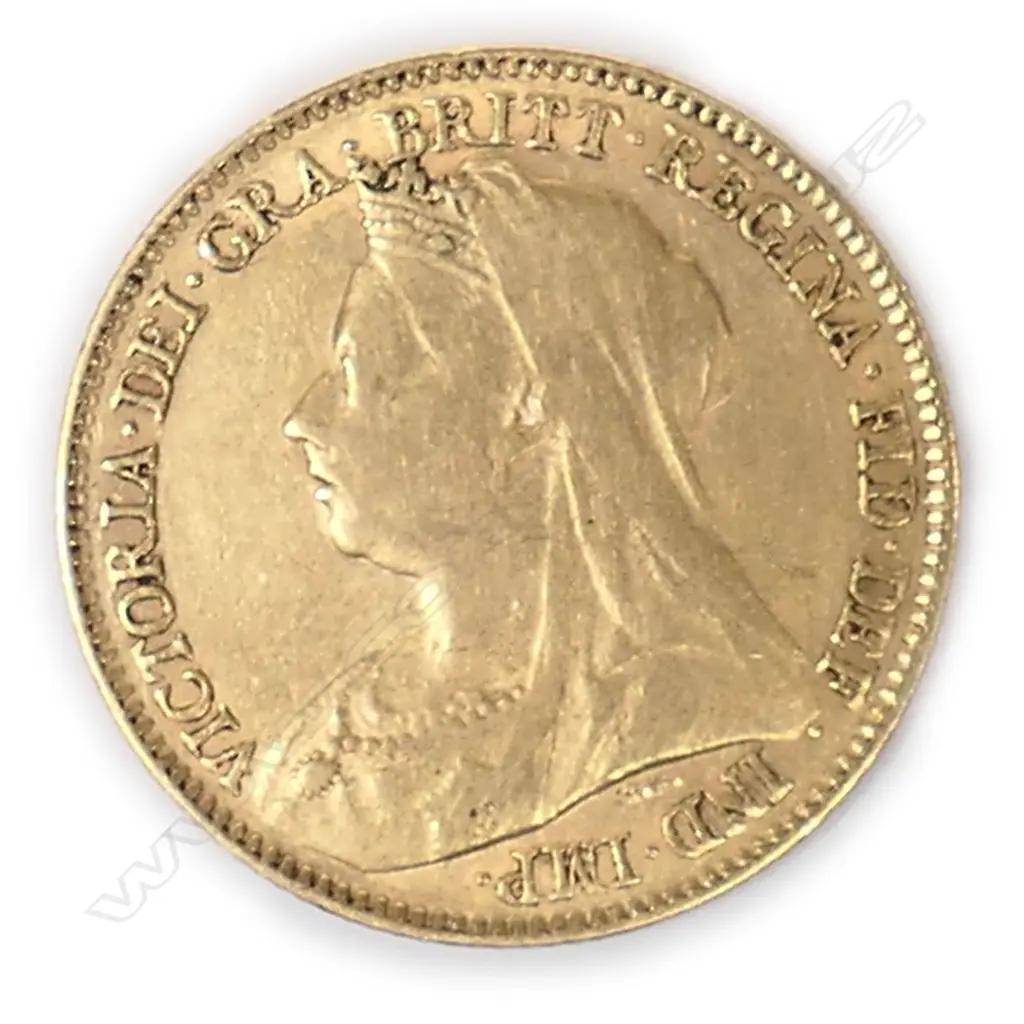 An 1896 gold half sovereign, Image 1++