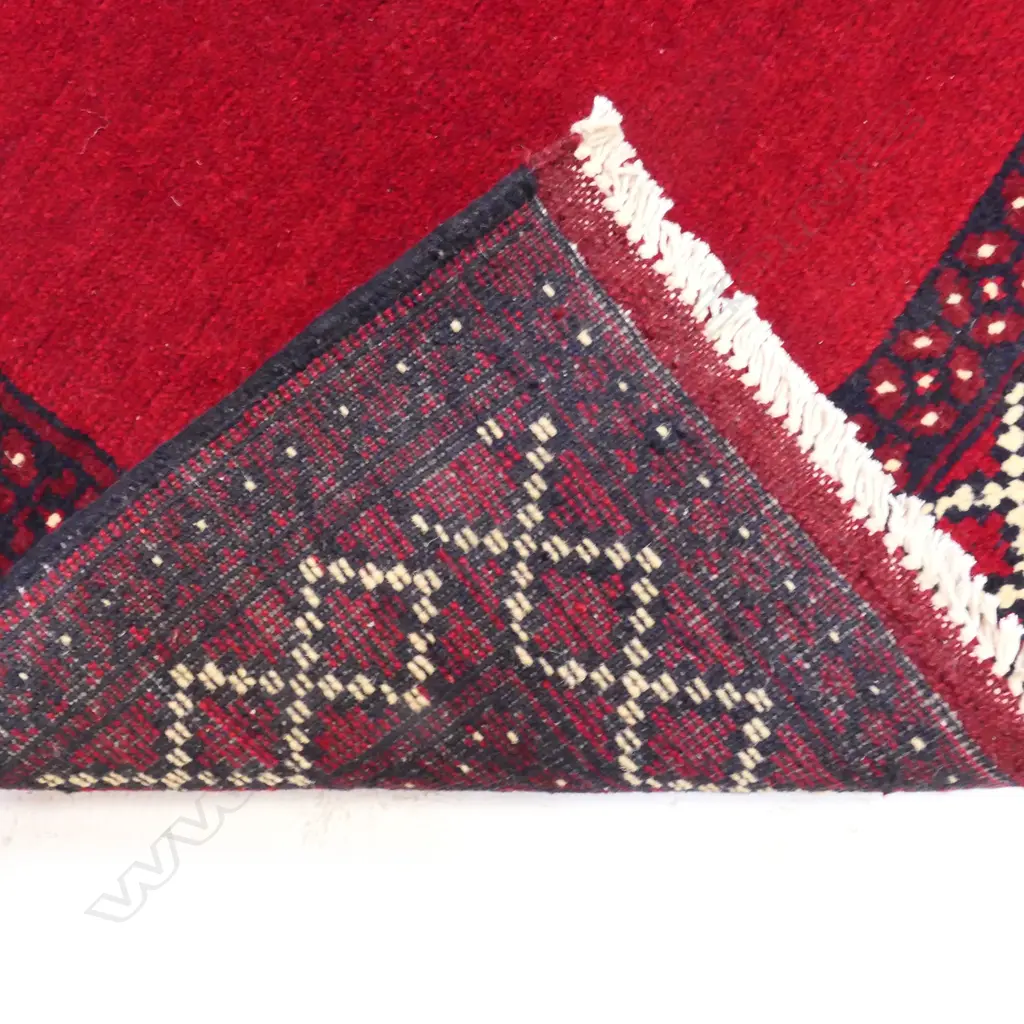 A hand knotted Turkman small runner, Image 1++