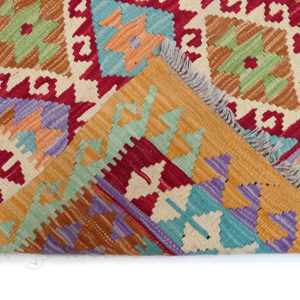 A hand-woven kilim runner, Image 1++