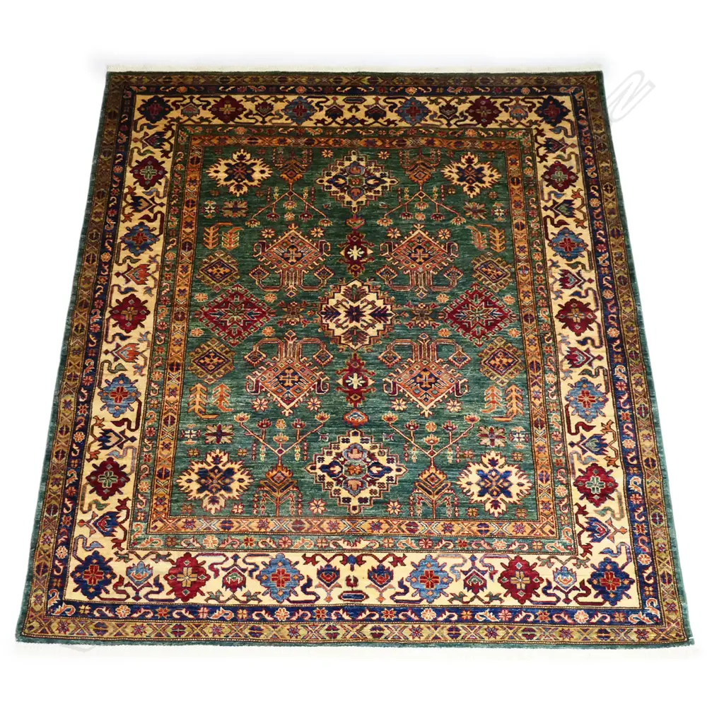 A hand knotted wool pile Kazak rug, Image 1++
