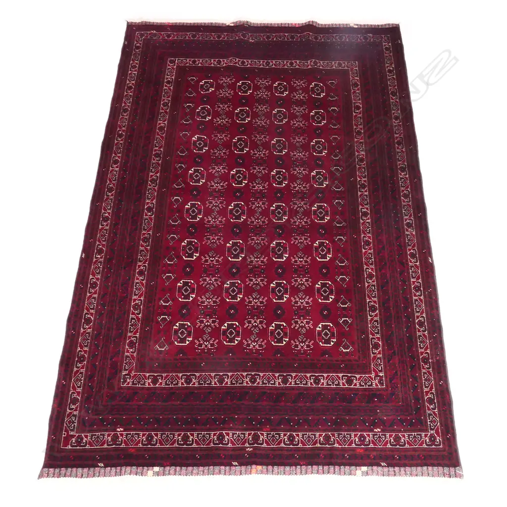 A finely hand knotted Turkman Waziri  carpet Image 1++