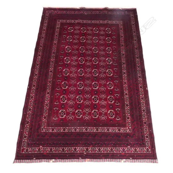 A finely hand knotted Turkman Waziri  carpet