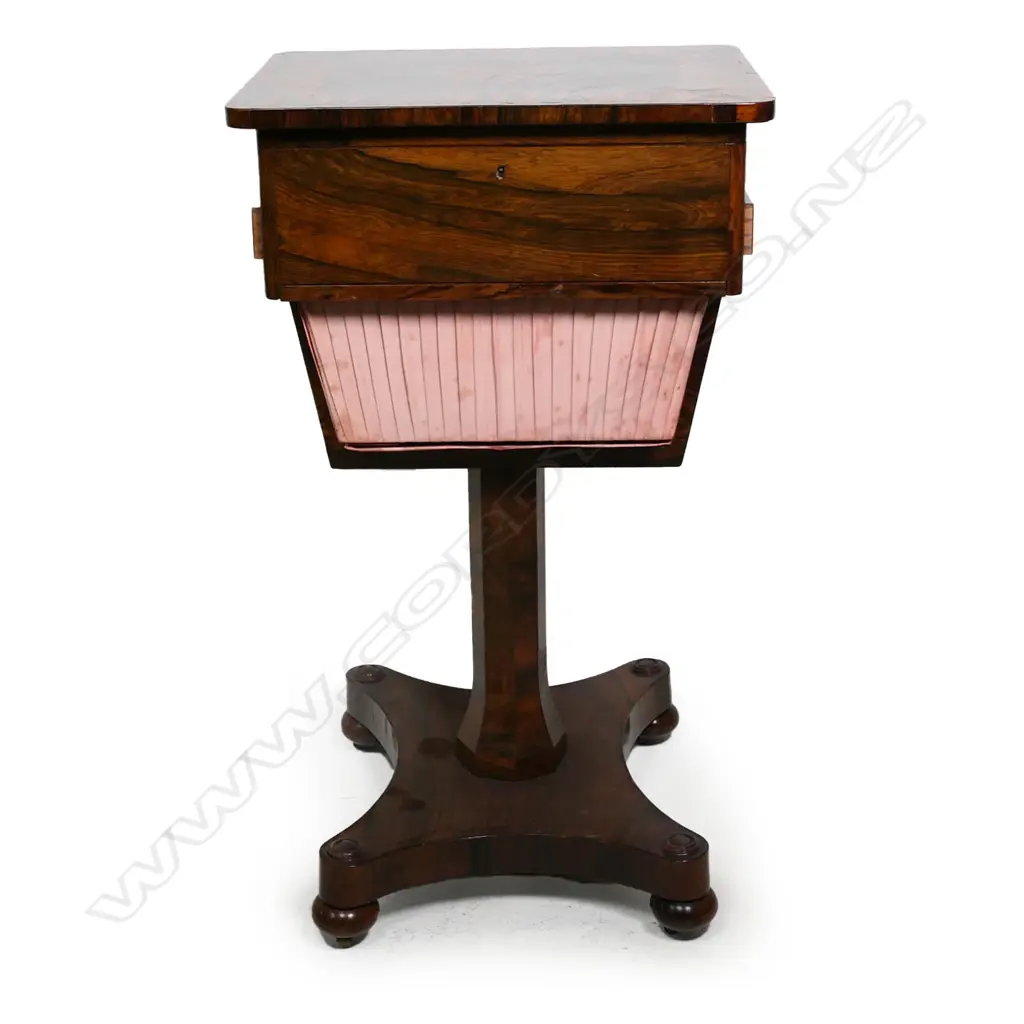 A Regency rosewood work table, Image 1++