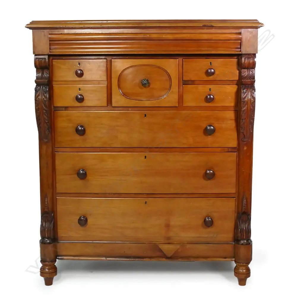 A New Zealand colonial kauri scotch chest, Image 1++