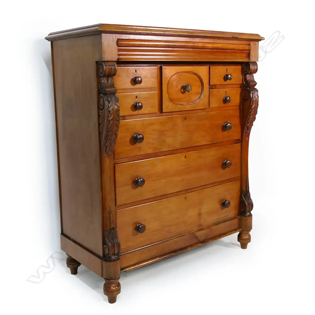 A New Zealand colonial kauri scotch chest, Image 1++