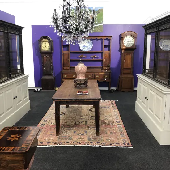 A pair of unusual wrought and filigree iron framed display cabinets,