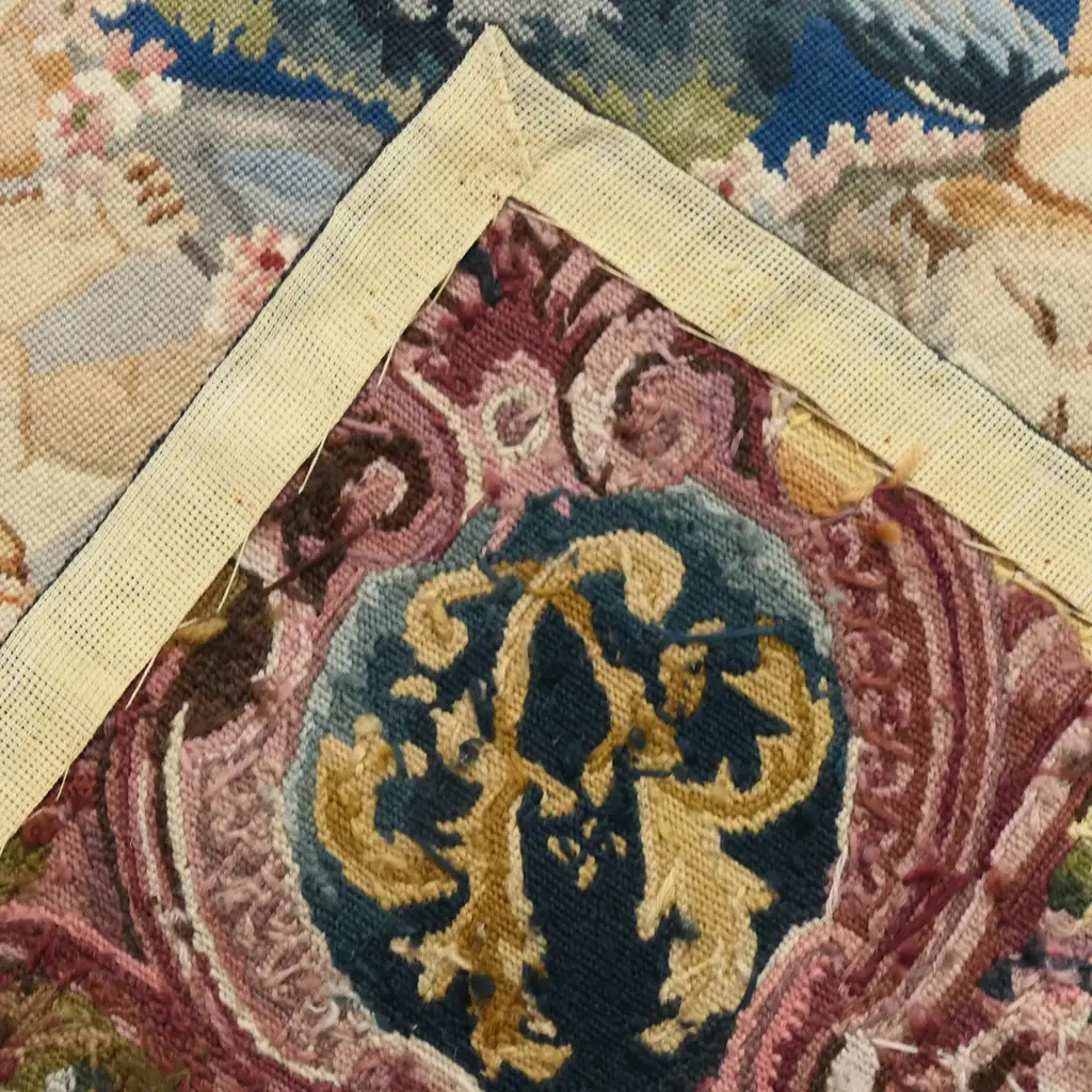 A replica Aubusson hand woven tapestry, depicting an allegorical scene, Image 1++