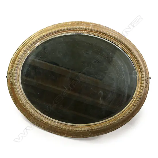 A 19thC gilt framed mirror,