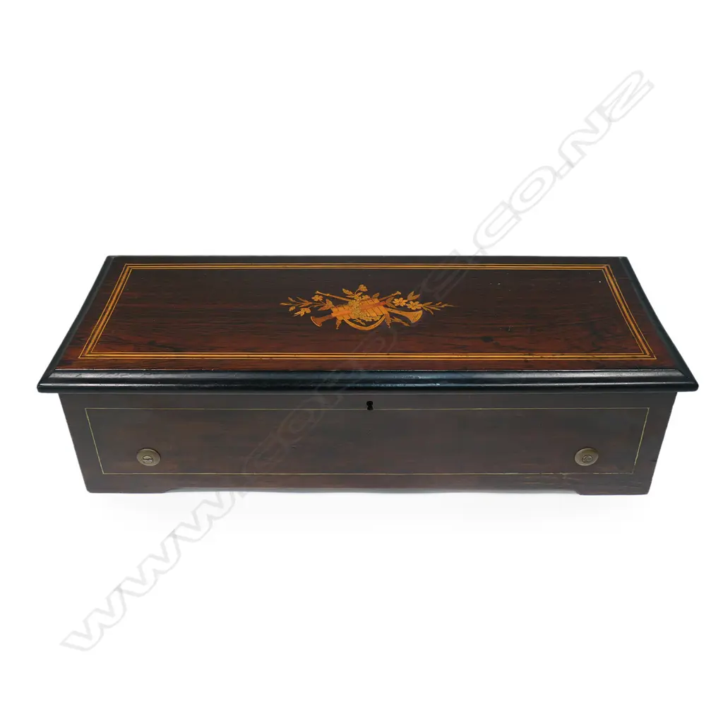 An antique music box, c.1890, attributed to Charles Paillard & Cie. St. Croix, Switzerland, Image 1++