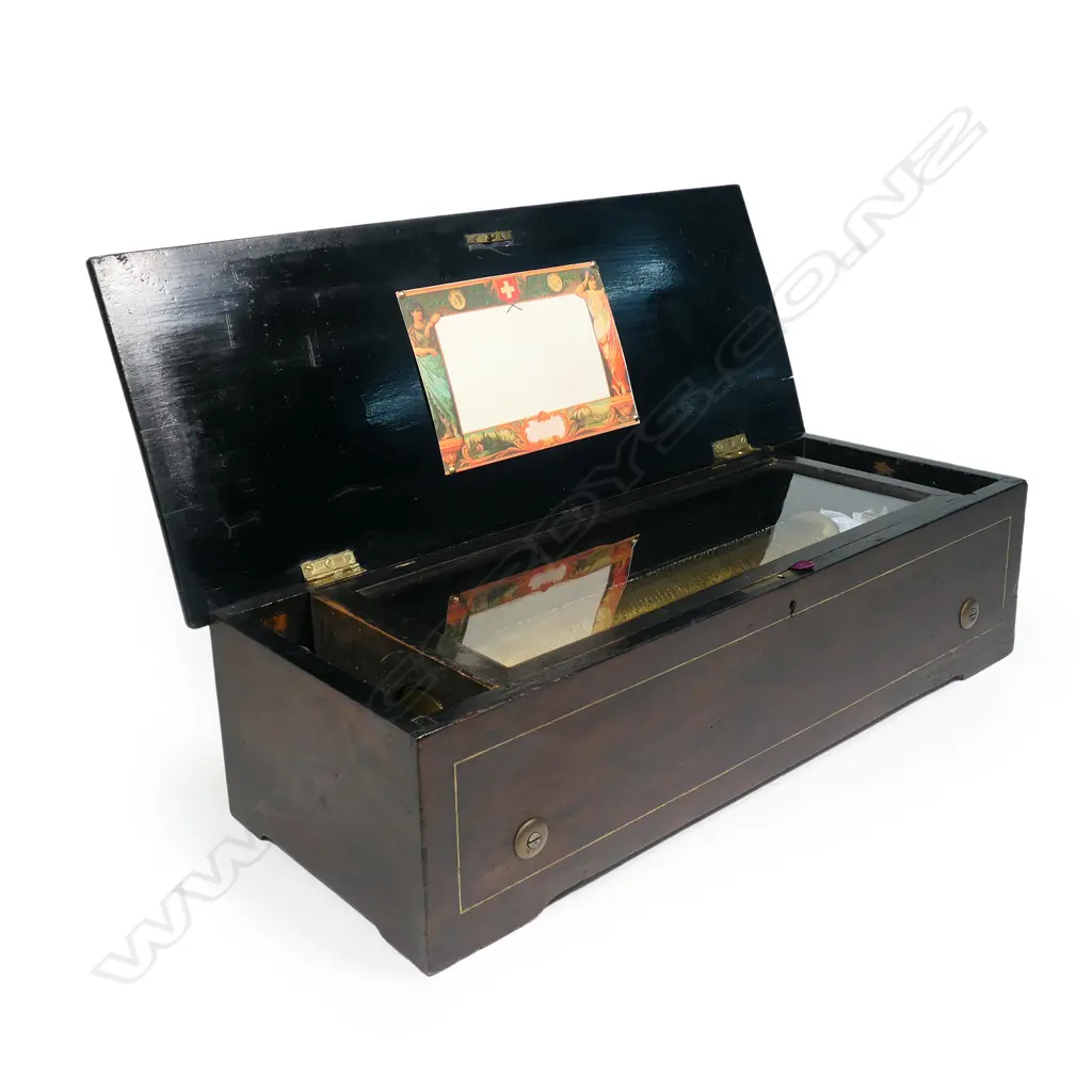 An antique music box, c.1890, attributed to Charles Paillard & Cie. St. Croix, Switzerland, Image 1++