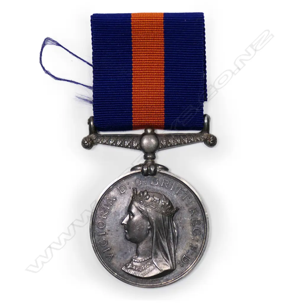 A New Zealand War (Land Wars) medal, 1869. Image 1++