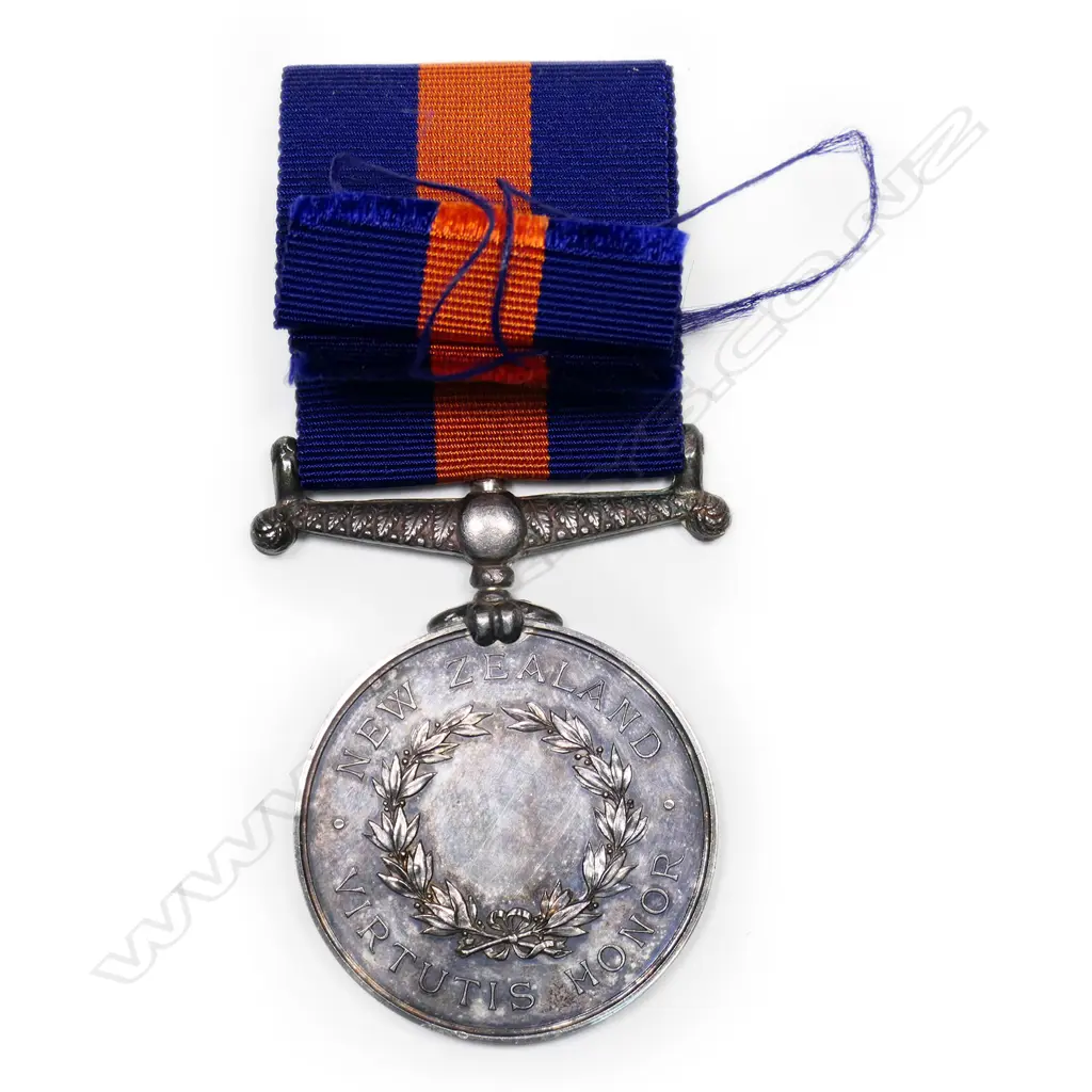 A New Zealand War (Land Wars) medal, 1869. Image 1++