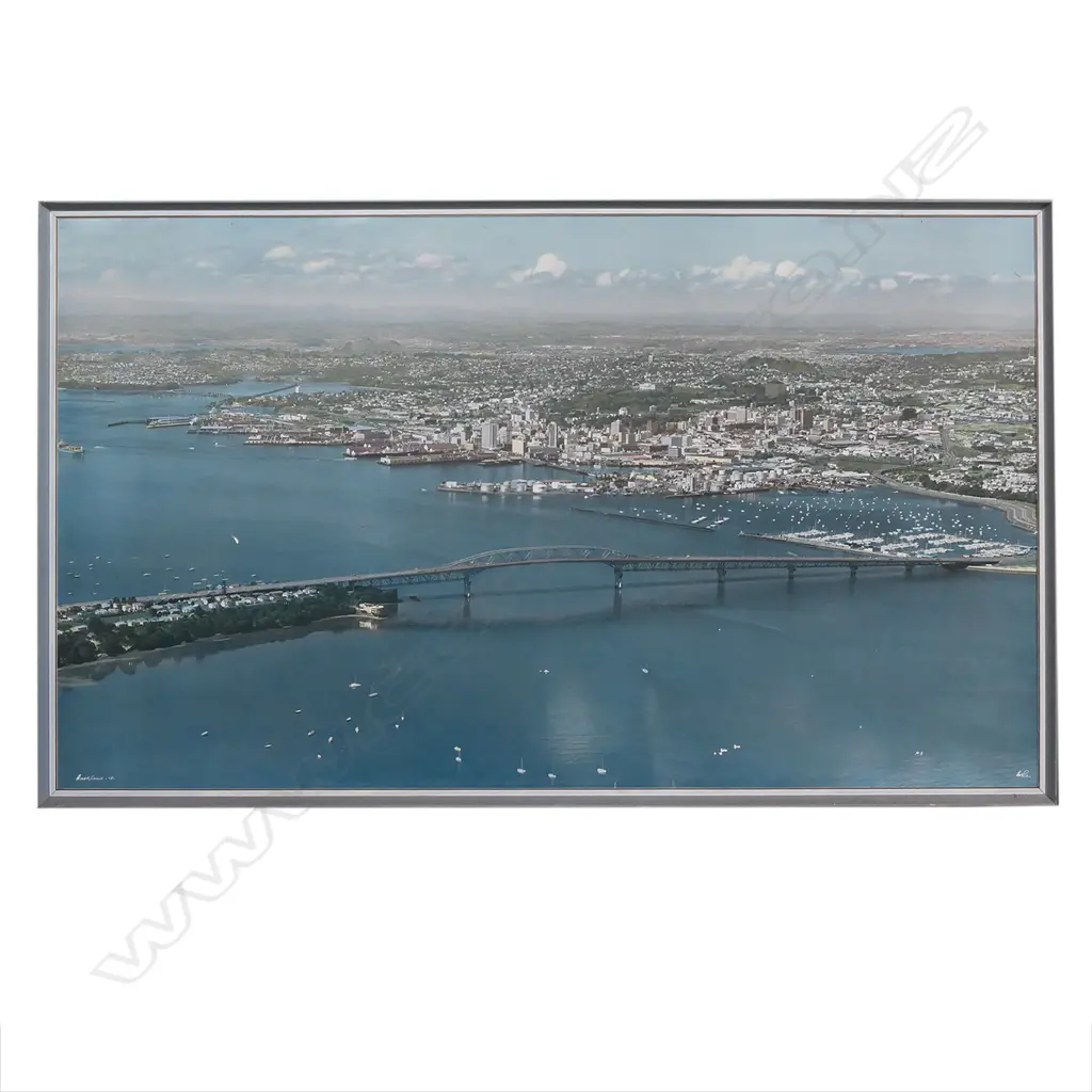 A vintage very large format hand-coloured Whites Aviation photo, Image 1++