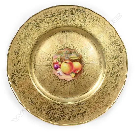 A Royal Worcester decorative plate,