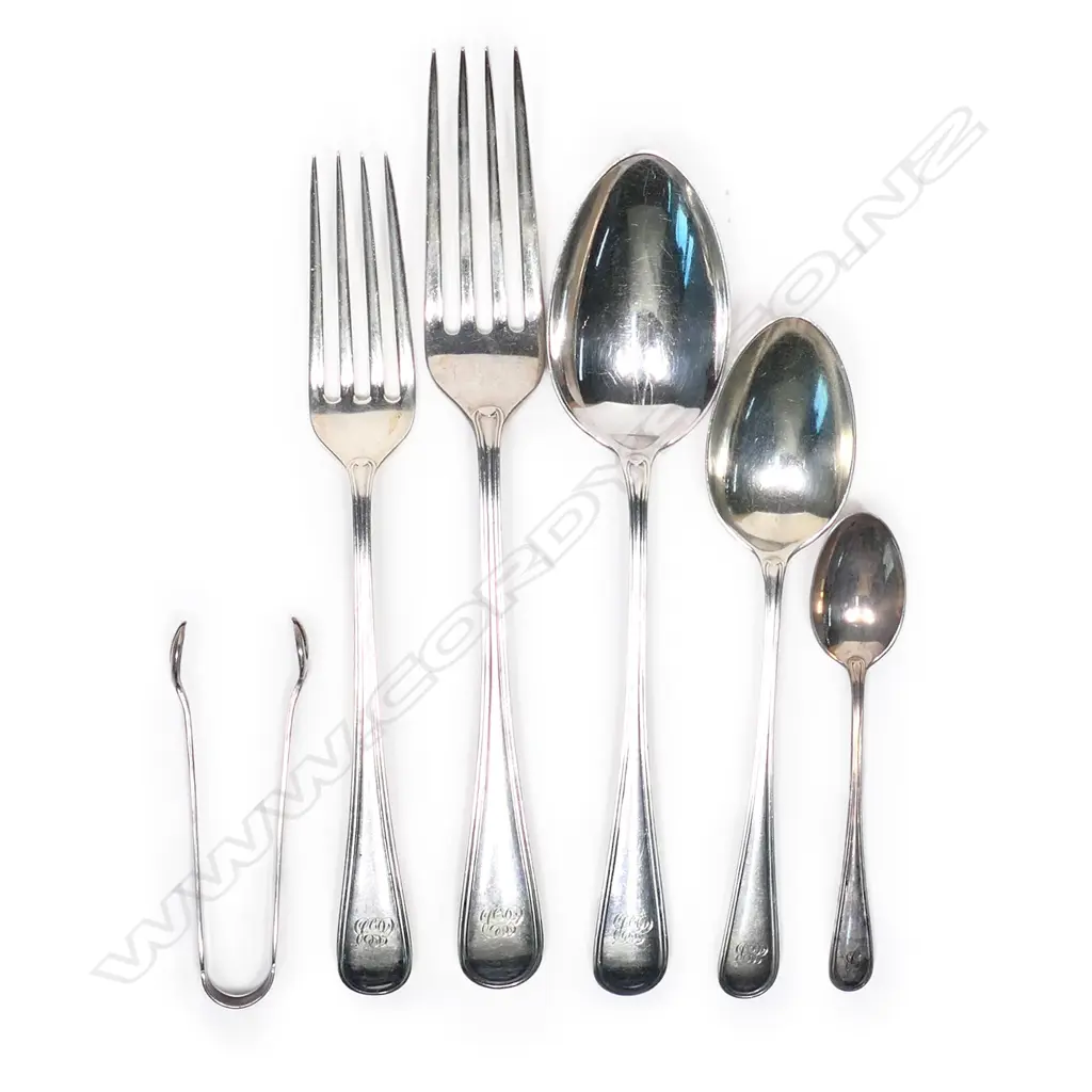 A collection of Canadian silver cutlery, Image 1++