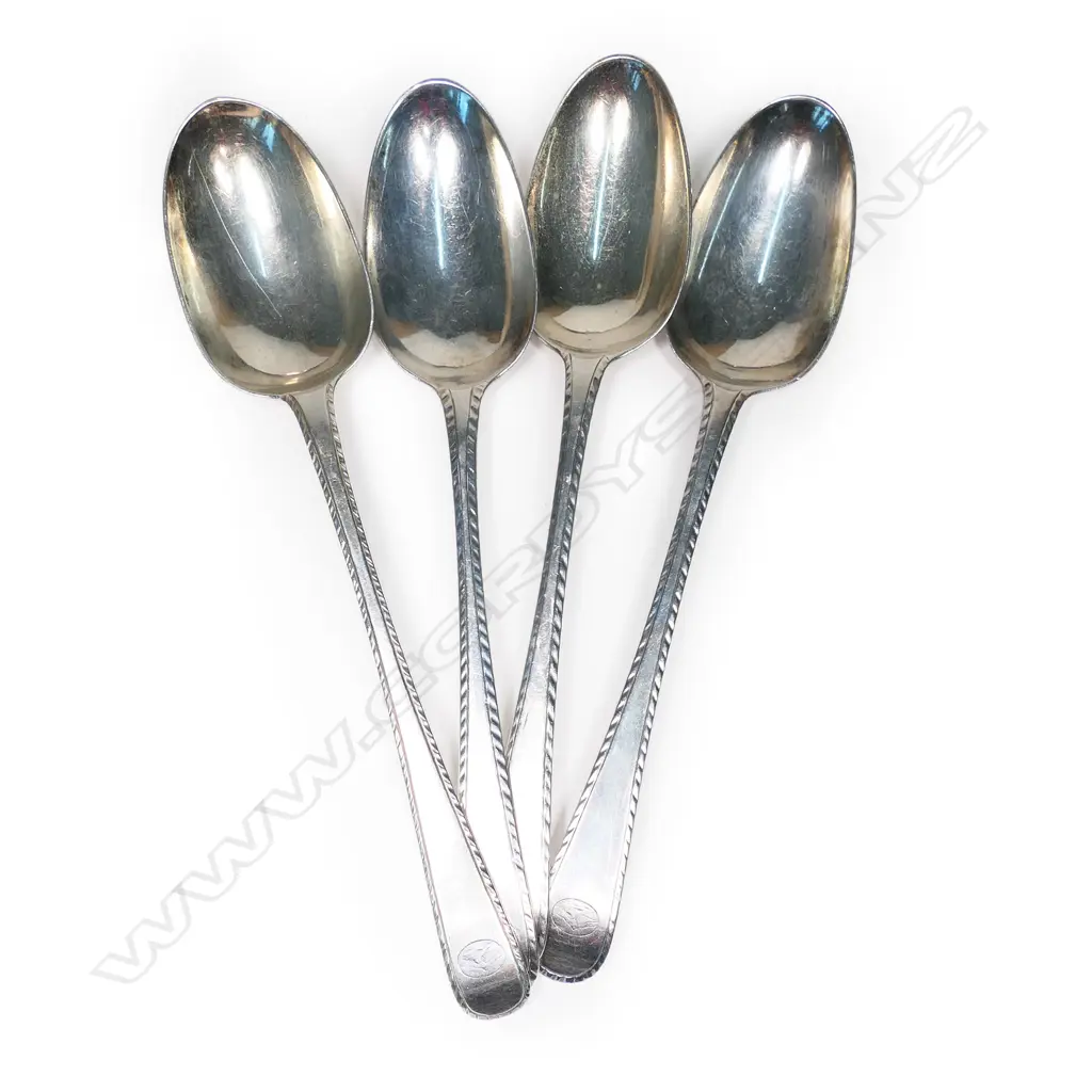 Four silver tablespoons, Image 1++