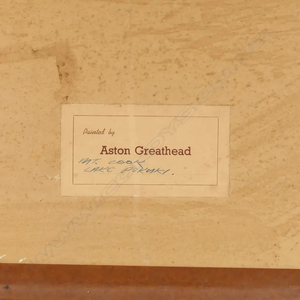 Aston Greathead (1921-2012), Image 1++
