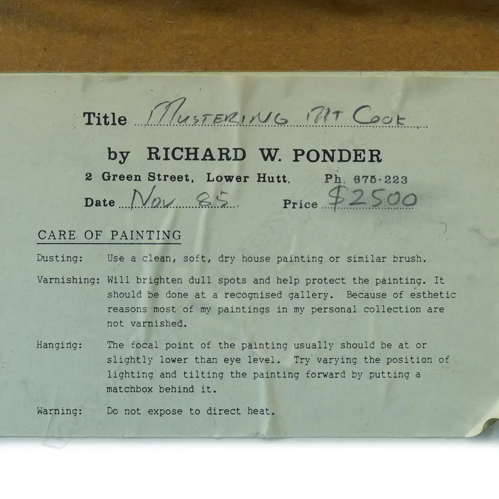 Ricard W. Ponder (working 1970s-2020s), Image 1++