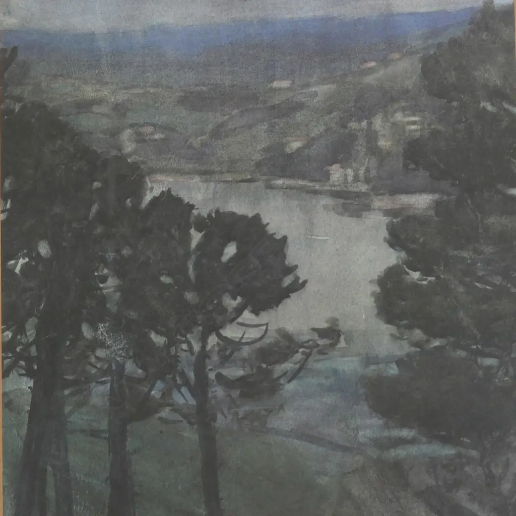 OWEN MERTON PRINT, 'WELLINGTON FROM THE GARDENS', 290 x 220mm Image 1++