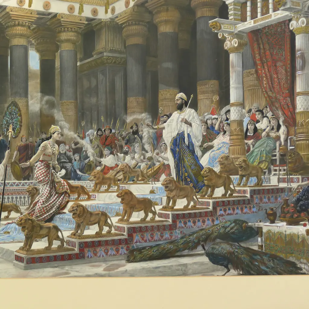 FRAMED PRINT; SHEBA'S OPIUM DEN BY RA BOYSWATER C1892 490 X 770MM Image 1++