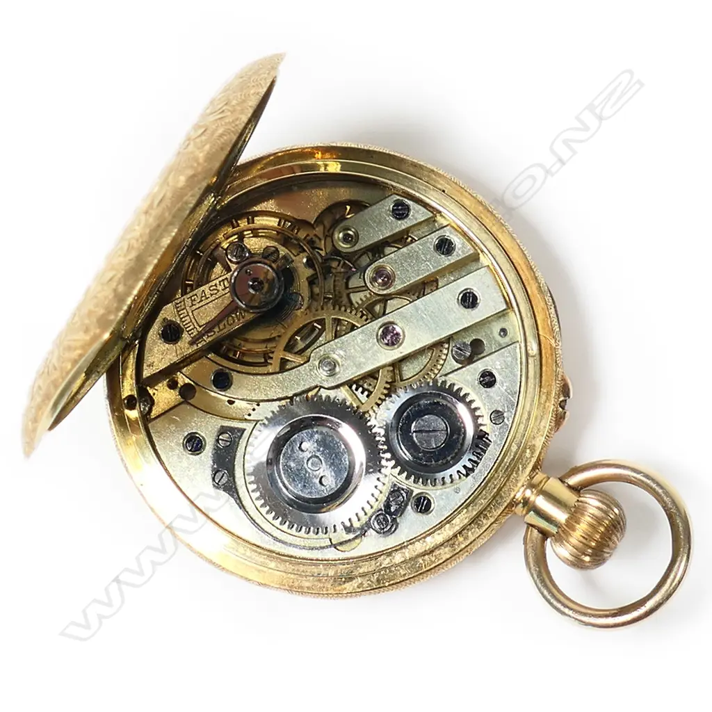 An 18ct gold lady’s pocket watch, Image 1++