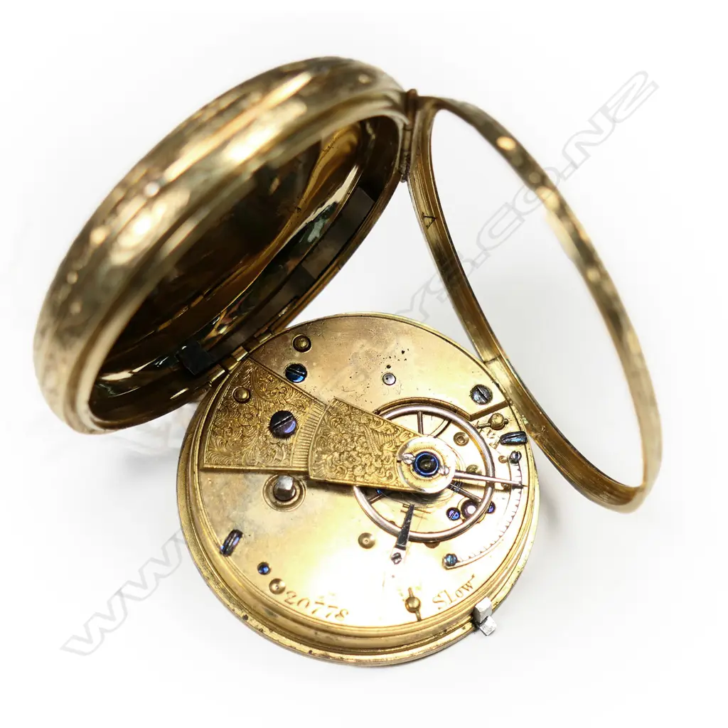 A Victorian 18ct yellow gold gent's open face pocket watch, Image 1++