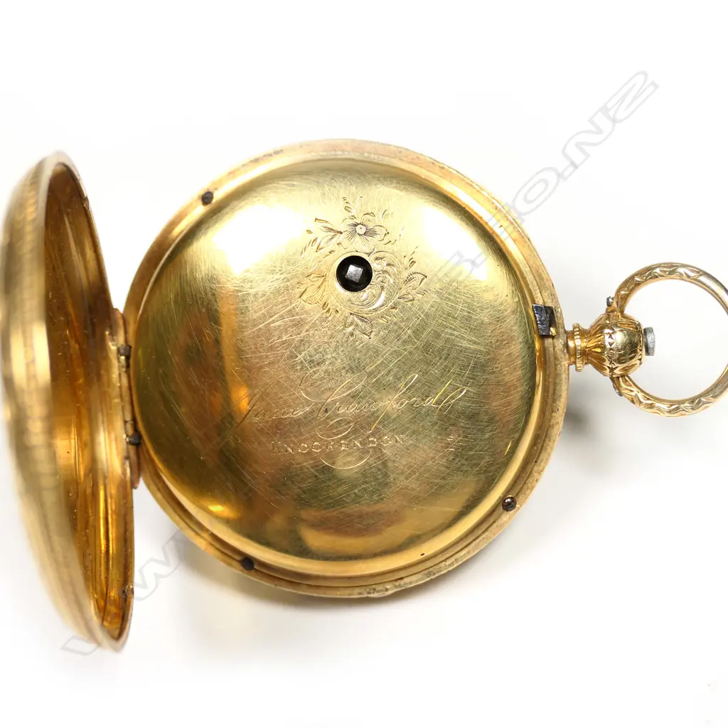 A Victorian 18ct yellow gold gentleman's open face pocket watch, Image 1++