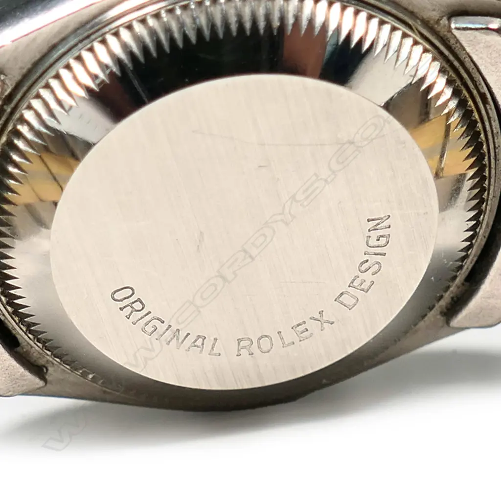 An 18ct white gold Rolex Date-just Oyster Perpetual lady's watch, 26mm, fluted yellow gold bezel, Image 1++