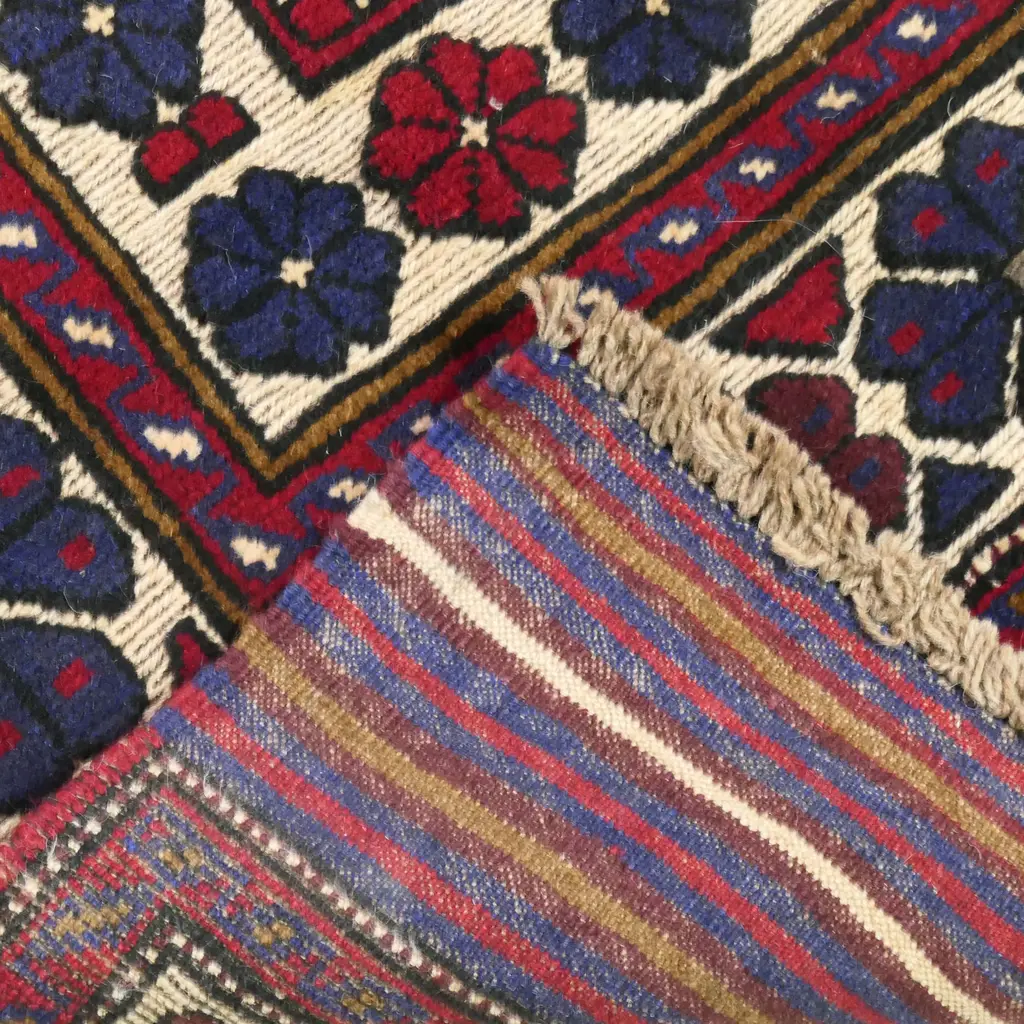 A hand knotted Afghan Berjusta rug, Image 1++