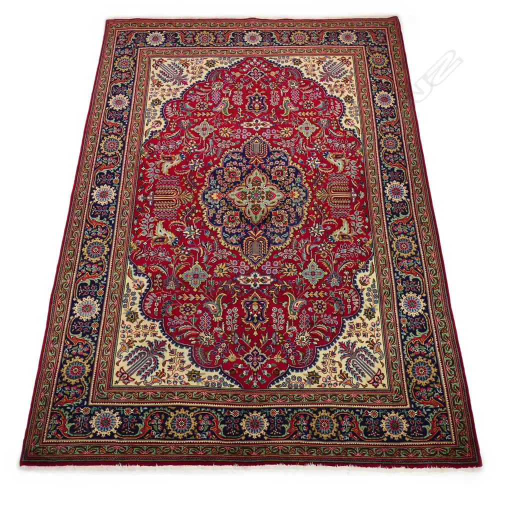 An Iranian hand knotted Tabriz carpet, Image 1++