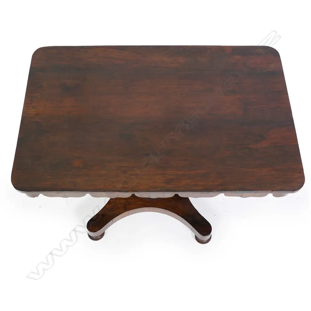 A small Regency mahogany low side table, Image 1++