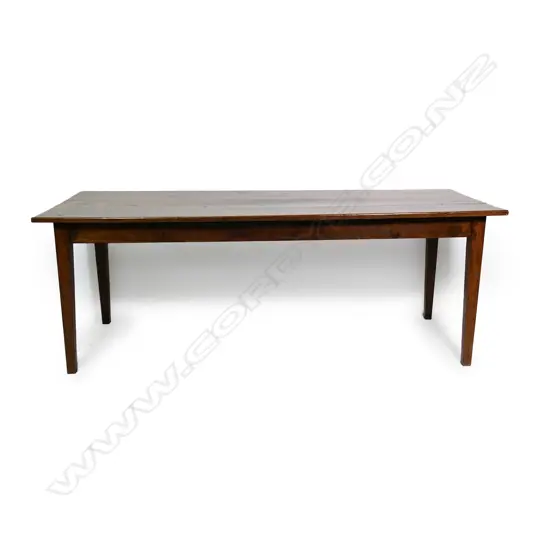 A French provincial fruitwood table,