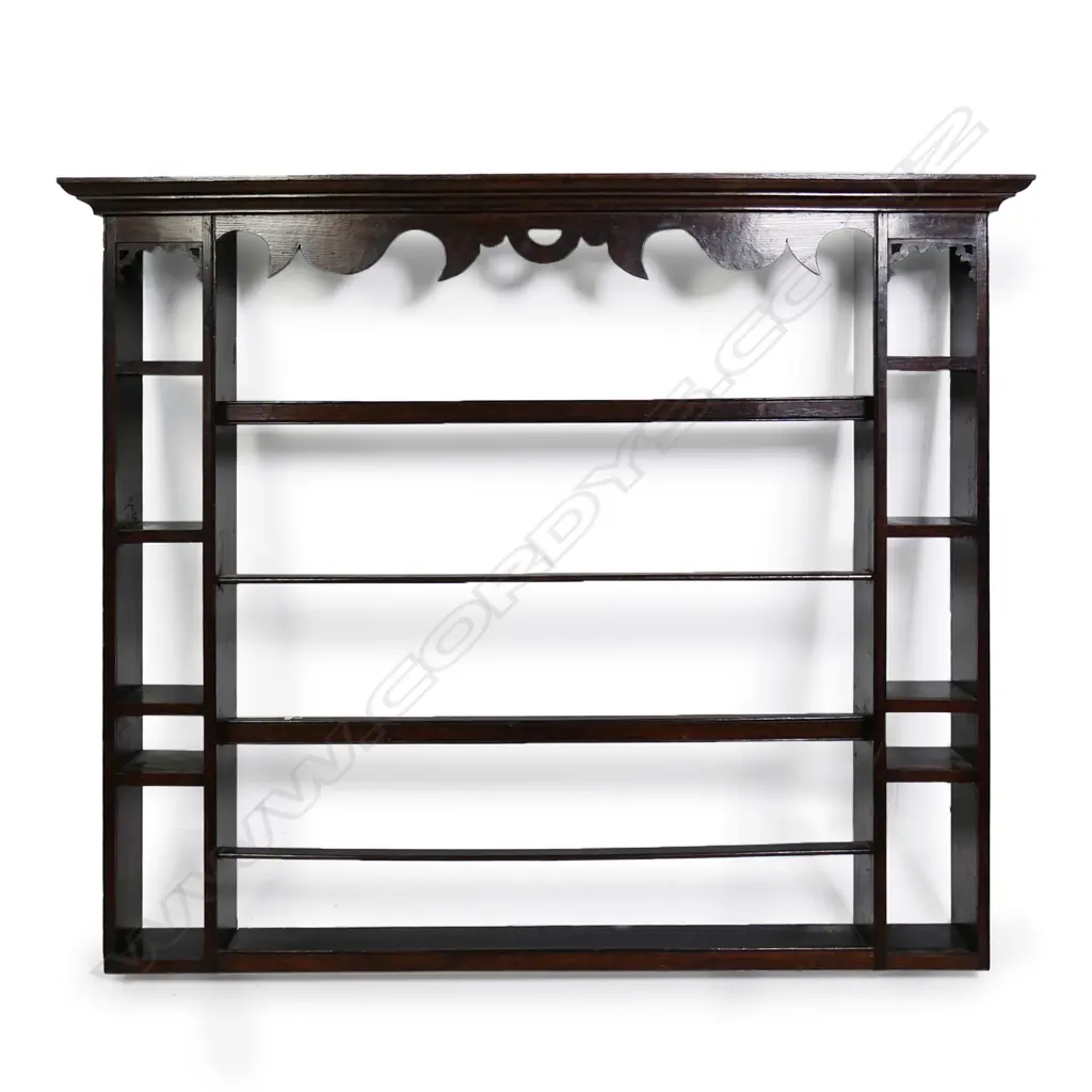 A small proportion Georgian oak dresser top, Image 1++