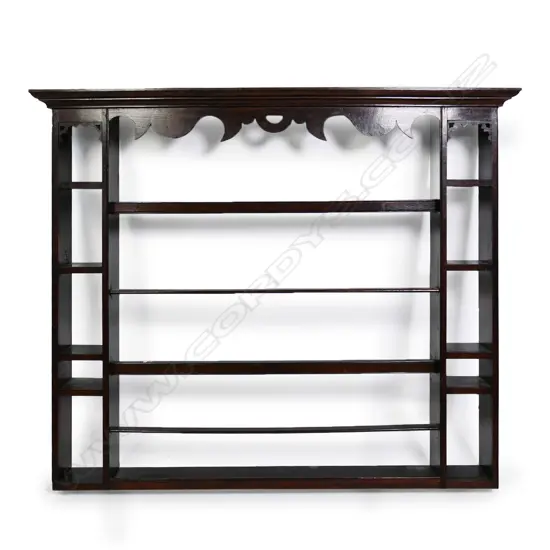 A small proportion Georgian oak dresser top,