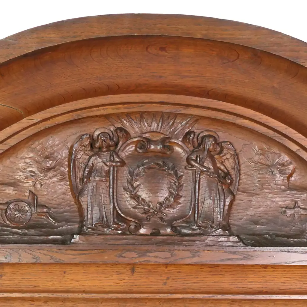 An oak commemorative coat/hat stand, Image 1++