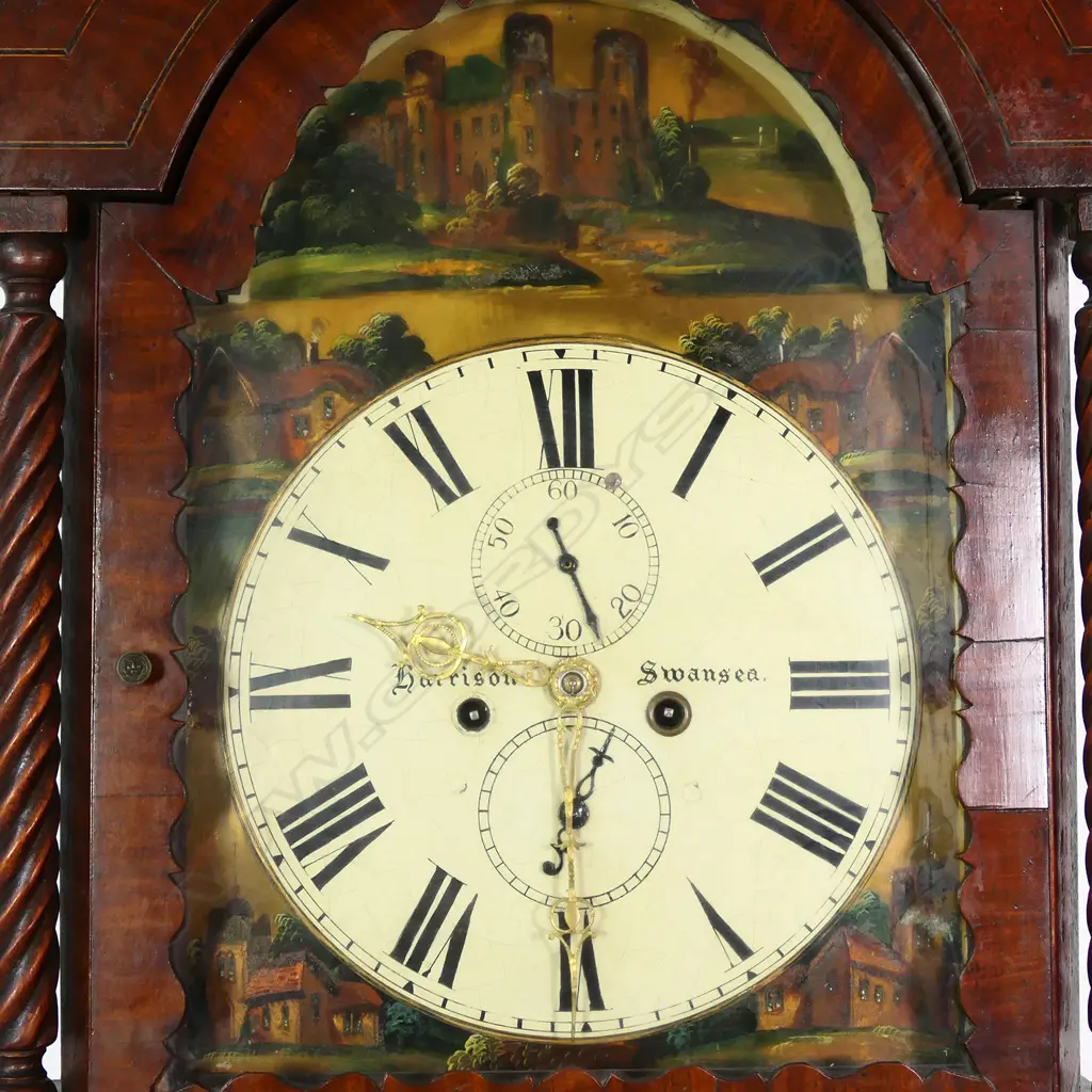 A Welsh mahogany long case clock, Image 1++