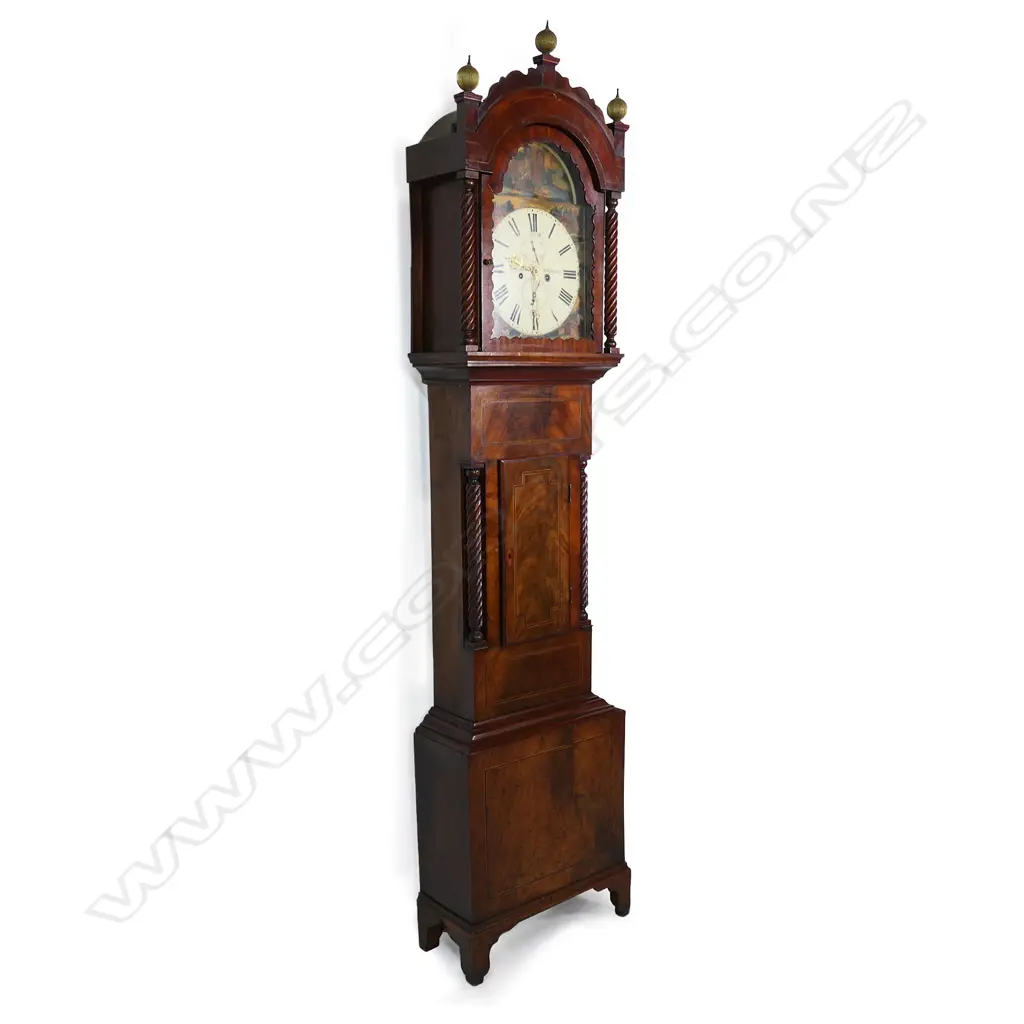 A Welsh mahogany long case clock, Image 1++